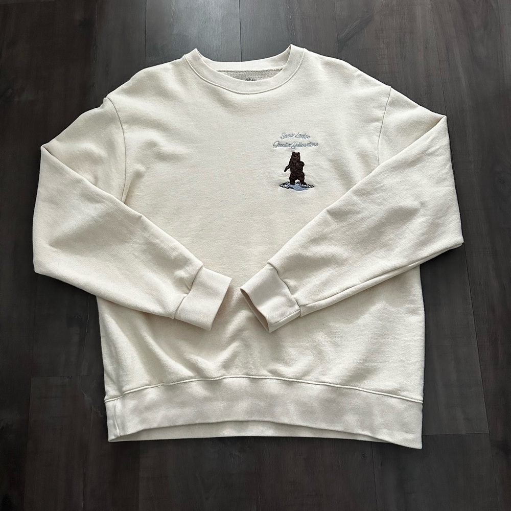 Brandy Melville cream crewneck